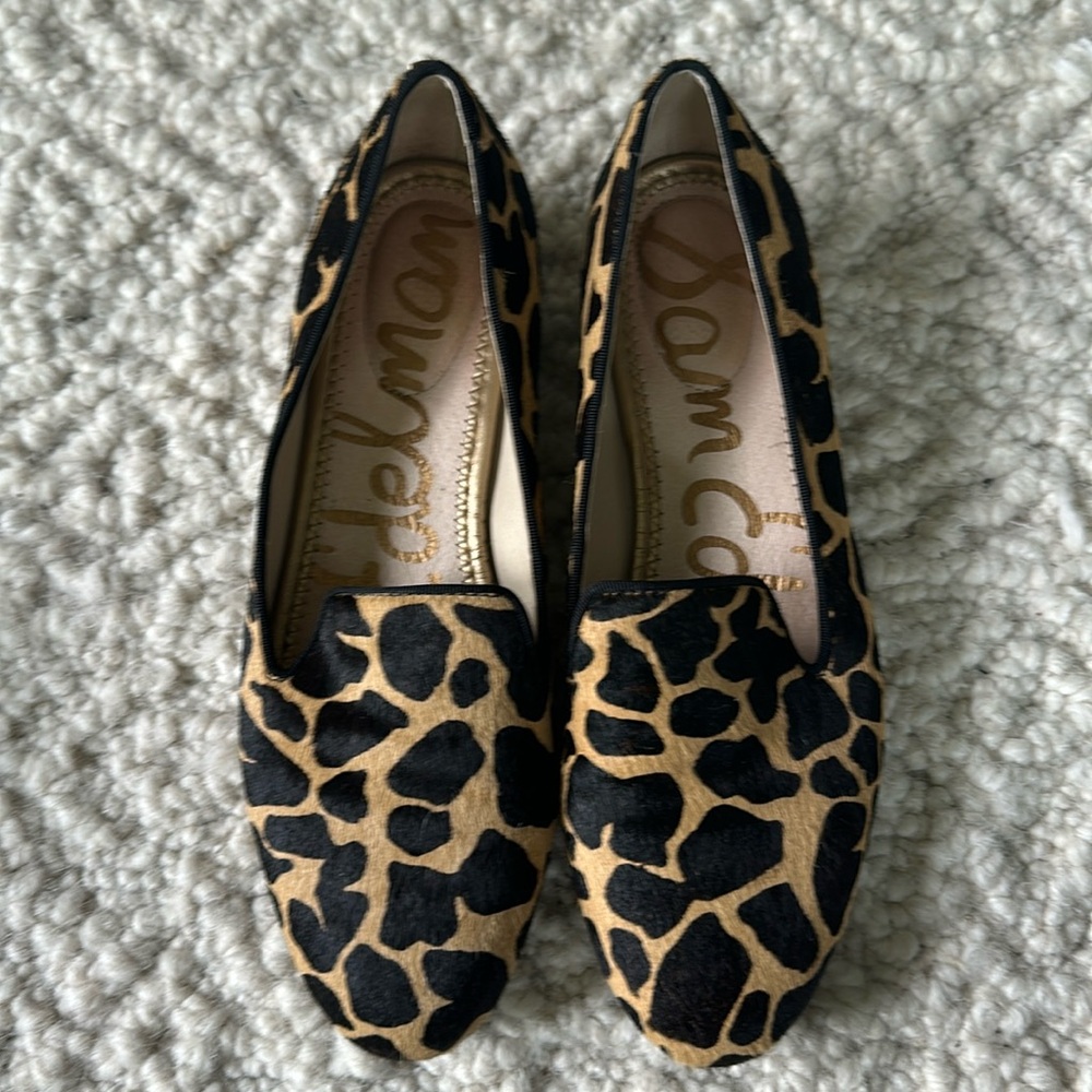 Sam Edelman animal print flats